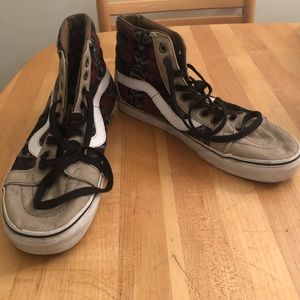 Vans Hi-top tribal pattern